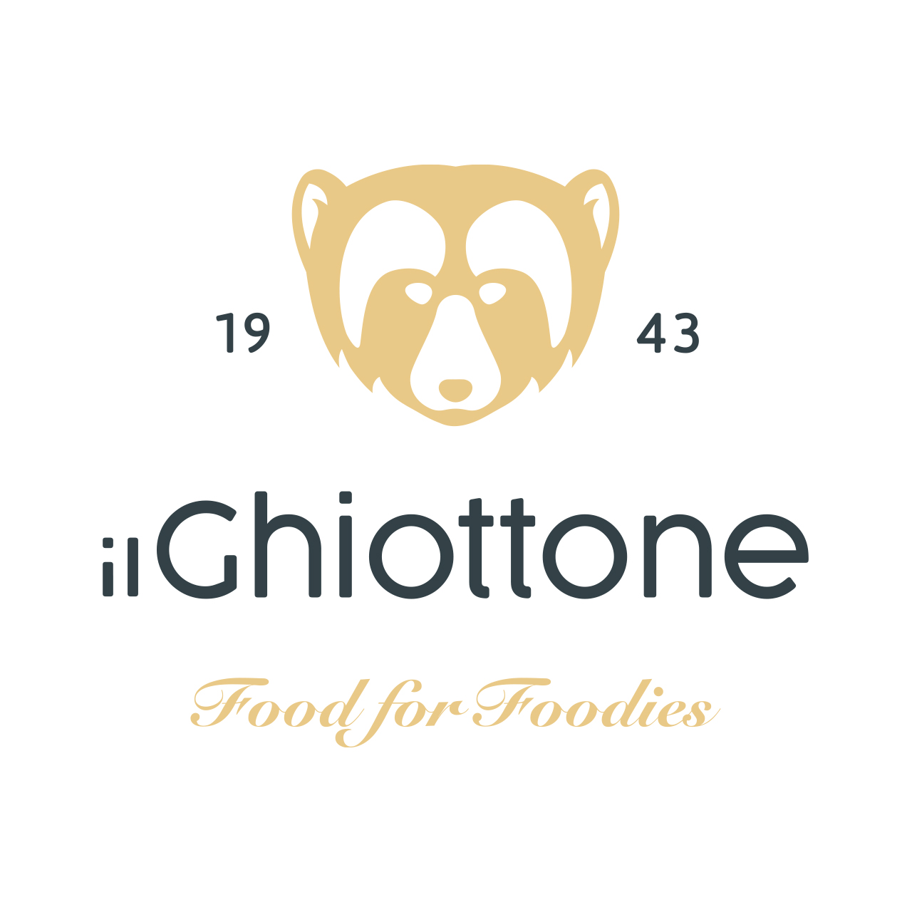 Logo brand identity Il Ghiottone YETIstudio